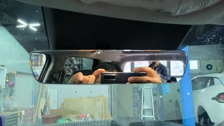 김해디지털센터미러 EV9 장착 시공기 / 김해시 삼정동