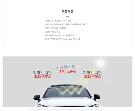 김해 제네시스g80 신차패키지 썬팅 하이퀄리티 / 김해시 삼정동