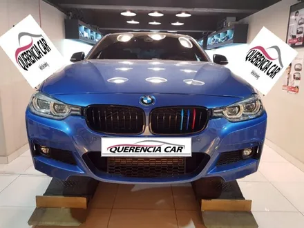 휠 프로텍터 휠보레 BMW 320d 18인치 블루컬러 장착~휠스크래치/휠기스/휠긁힘/휠보호/휠튜닝/휠복원대체/림프로텍터/용품~강남/송파/강동/하남~자동차 튜닝~케렌시아CAR! / 서울 송파