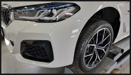 【케렌시아카 자동차튜닝샵】BMW 휠보레19인치 블루장착/문콕방지용품/강남/송파/문정/외형복원/광택복원/순정옵션~ / 서울 송파