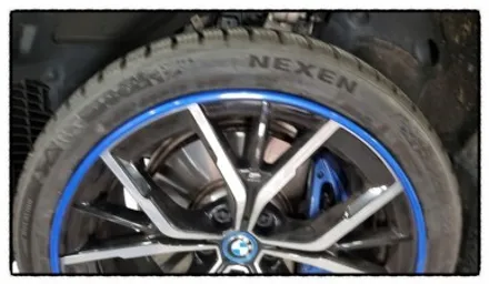 【케렌시아카 자동차튜닝샵】BMW5시리즈 휠튜닝/휠보레 19인치 블루장착/휠보레전문장착점/휠스크래치방지/휠복원대체/휠도색대체/강남/송파/문정/하남/강동/위례/감일/개롱/방이~ / 서울 송파구