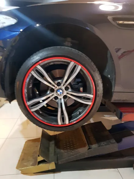 BMW 휠보레 휠프로텍터 실버/골드/레드컬러 장착&림프로텍터/휠보호/휠가드/휠튜닝/휠스크레치/휠기스/휠긁힘/휠복원대체~송파강동 위례신도시/하남~자동차 튜닝~케렌시아CAR! / 서울 송파