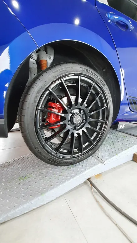 i30 PD 터보 휠프로텍터 휠보레 시공~휠스크래치방지/휠기스방지/휠복원대체/휠튜닝/휠보호~강남/송파/강동/하남 휠보레장착점/자동차튜닝/용품/자동차튜닝샵~케렌시아CAR! / 서울 송파