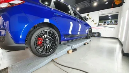 i30 PD 터보 휠프로텍터 휠보레 시공~휠스크래치방지/휠기스방지/휠복원대체/휠튜닝/휠보호~강남/송파/강동/하남 휠보레장착점/자동차튜닝/용품/자동차튜닝샵~케렌시아CAR! / 서울 송파