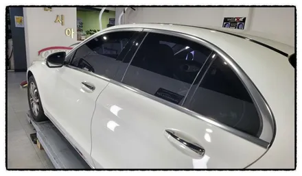 벤츠C 클래스 광택복원/유리창 유막제거작업/순정옵션/판금도색/강남/송파/문정/강동/하남~자동차튜닝샵*케렌시아카! / 서울 송파