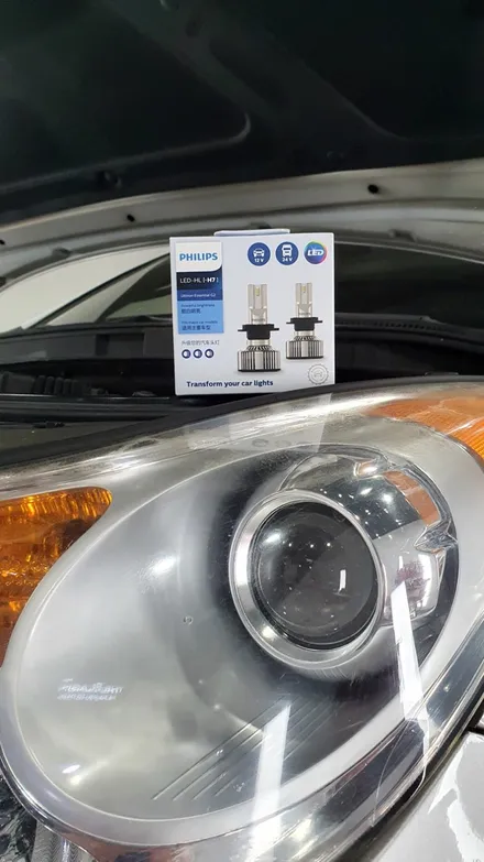 베라크루즈 합법 LED헤드램프/전조등 장착~필립스LED헤드램프 얼티논에센셜G2 시공~브라비오/메가럭스/제라이트~강남/송파/강동/하남 자동차튜닝/용품/자동차튜닝샵~케렌시아카! / 서울 송파