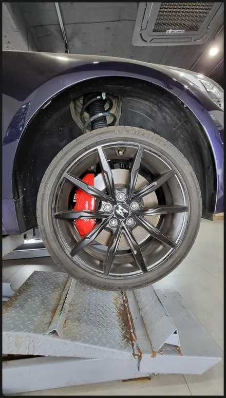 ☆스팅어 휠보레19인치 블랙 장착/휠보레장착점/휠튜닝/휠스크래치/휠보호/휠가드/강남/송파/문정/위례/순정옵션/외형복원/판금도색~자동차튜닝샵*케렌시아카! / 서울 송파