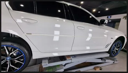 【케렌시아카 자동차튜닝샵】BMW 휠보레19인치 블루장착/문콕방지용품/강남/송파/문정/외형복원/광택복원/순정옵션~ / 서울 송파