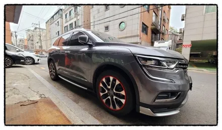 ☆QM6 휠프로텍터 휠보레 19인치 레드장착/휠가드/휠보호/휠긁힘/휠스크래치/휠커버/휠보레장착점/외형복원/외장관리/판금/강남/송파/문정/강동/하남/위례/성남~자동차튜닝*케렌시아카! / 서울 송파