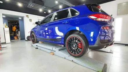 i30 PD 터보 휠프로텍터 휠보레 시공~휠스크래치방지/휠기스방지/휠복원대체/휠튜닝/휠보호~강남/송파/강동/하남 휠보레장착점/자동차튜닝/용품/자동차튜닝샵~케렌시아CAR! / 서울 송파