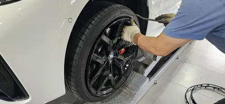 【휠프로텍터】BMW 휠가드/휠보레 19인치 블랙장착완료/휠커버/휠도색대체/휠복원대체/휠림보호/휠스크래치방지/송파휠보레장착점/케렌시아카~ / 서울 송파