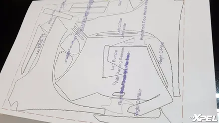 렉서스 RX450h PPF시공. 미국 엑스펠 최고급필름. 칼을 사용하지않는 컴퓨터재단 시공 / 서초구 서초동