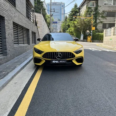 노란빛이 본색인 차, 벤츠 SL63 AMG PPF / 서초구 서초동