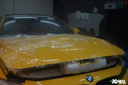 PPF의 목적은 차량 보호로 엑스펠처럼 두꺼운 PPF 를 써야 BMW M4처럼 고급 차량은 완벽히 보호받습니다 / 서울 서초, 강남, 양재
