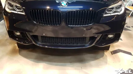 BMW 5시리즈 범퍼 사고 스크래치. 엑스펠 PPF 도장면을 완벽하게 보호했어요 / 서초구 서초동