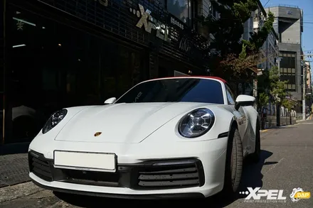 포르쉐 911 카레라 4S (992) PPF 엑스펠 얼티메이트 플러스 본네트PPF 시공 / 서울 서초, 강남, 양재