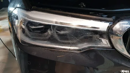 BMW 5시리즈 본넷 스톤칩 방지 필름. 믿을 수 있는 PPF브랜드 엑스펠 XPEL. 한국본사 오토와우 / 서초구 서초동