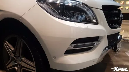 벤츠ML350 PPF시공 - 미국 엑스펠 얼티메이트 최고급 필름으로 스톤칩 보호하기. 엑스펠본사 오토와우 / 서초구 서초동