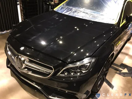 벤츠CLS63amg 접촉사고에 견디는 PPF. 엑스펠 본사 오토와우 / 서초구 서초동