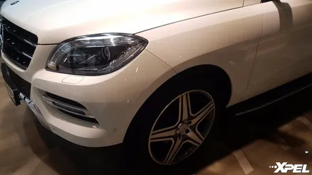 벤츠ML350 PPF시공 - 미국 엑스펠 얼티메이트 최고급 필름으로 스톤칩 보호하기. 엑스펠본사 오토와우 / 서초구 서초동
