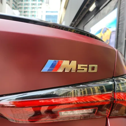 BMW i4 M50 Pro 어벤츄린 레드, 엑스펠 스텔스 PPF 로 무광 변신 / 서초구 서초동