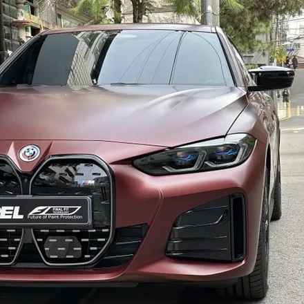 BMW i4 M50 Pro 어벤츄린 레드, 엑스펠 스텔스 PPF 로 무광 변신 / 서초구 서초동