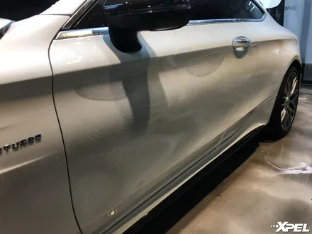 벤츠 C63amg PPF전체시공. 최고의 퀄리티를 자랑하는 엑스펠 본사 오토와우 / 서초구 서초동