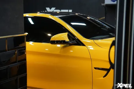 PPF의 목적은 차량 보호로 엑스펠처럼 두꺼운 PPF 를 써야 BMW M4처럼 고급 차량은 완벽히 보호받습니다 / 서울 서초, 강남, 양재