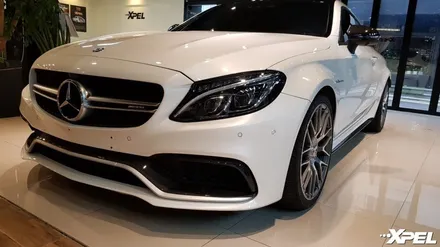 (*시공완성사진) 벤츠 C63amg PPF전체시공은? 엑스펠 본사 오토와우 / 서초구 서초동