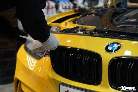 PPF의 목적은 차량 보호로 엑스펠처럼 두꺼운 PPF 를 써야 BMW M4처럼 고급 차량은 완벽히 보호받습니다 / 서울 서초, 강남, 양재