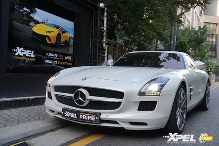 벤츠 SLS PPF 황변과 재단불량 스트레스 엑스펠에서 힐링 / 서울 서초, 강남, 양재