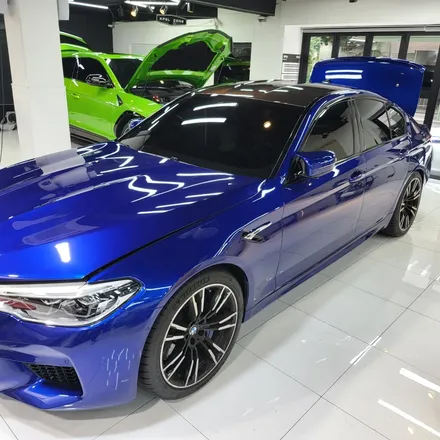 무광 중고차를 유광 새 차로 만들어가는 여정: BMW F90 M5 PPF / 서울 서초, 강남, 양재