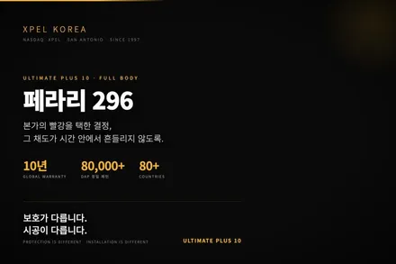 비켜서지 않은 빨강, 페라리 296 GTS PPF / 서초구 서초동