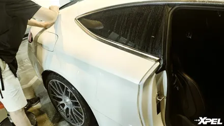 벤츠 C63amg PPF전체시공. 최고의 퀄리티를 자랑하는 엑스펠 본사 오토와우 / 서초구 서초동