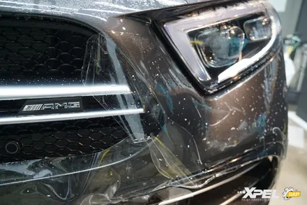 벤츠 CLS PPF 시공  다시 엑스펠 얼티메이트 플러스로 프런트 범퍼 시공 / 서울 서초, 강남, 양재