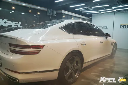 제네시스 G80 전체 PPF 칼기스 없이 엑스펠 얼티메이트 플러스로 완성 / 서울 서초, 강남, 양재