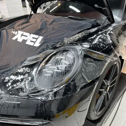 소프트탑까지 올 블랙 포르쉐 911 카레라4 GTS 카브리올레 PPF, 당연 엑스펠로 / 서초구 서초동