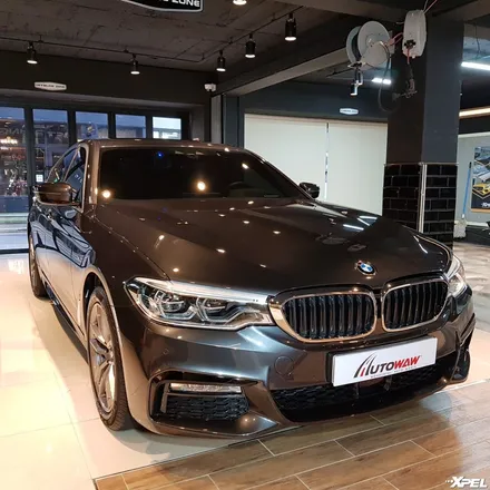 BMW 5시리즈 본넷 스톤칩 방지 필름. 믿을 수 있는 PPF브랜드 엑스펠 XPEL. 한국본사 오토와우 / 서초구 서초동