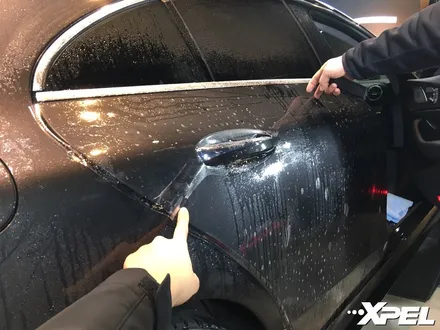 벤츠 CLS400 출고 PPF 전체시공. 엑스펠 재단필름으로 안전하게, 10년보증으로 확실하게 / 서초구 서초동