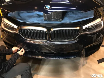 BMW M550d 스톤칩 스트레스에서 해방되기. 엑스펠 PPF 5시리즈 컴퓨터재단 시공 전문 오토와우 / 서초구 서초동