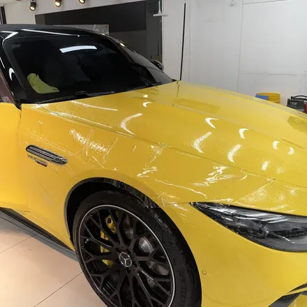 노란빛이 본색인 차, 벤츠 SL63 AMG PPF / 서초구 서초동