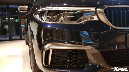 BMW M550d 스톤칩 스트레스에서 해방되기. 엑스펠 PPF 5시리즈 컴퓨터재단 시공 전문 오토와우 / 서초구 서초동