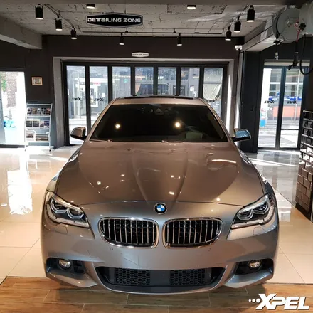 BMW5시리즈 범퍼도색 후 PPF시공. 더이상 스톤칩은 No! 언제나 새차처럼.. 엑스펠 오토와우 / 서초구 서초동