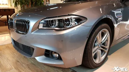 BMW5시리즈 범퍼도색 후 PPF시공. 더이상 스톤칩은 No! 언제나 새차처럼.. 엑스펠 오토와우 / 서초구 서초동