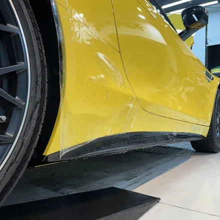노란빛이 본색인 차, 벤츠 SL63 AMG PPF / 서초구 서초동