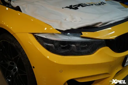PPF의 목적은 차량 보호로 엑스펠처럼 두꺼운 PPF 를 써야 BMW M4처럼 고급 차량은 완벽히 보호받습니다 / 서울 서초, 강남, 양재