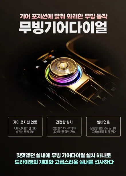 목포 카니발 KA4 앰비언트 실내 드레스업 끝판왕 / 목포시 옥암동