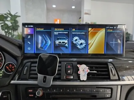 부산 센텀 BMW 320I 13인치 와이드 모니터 안드로이드 올인원 설치