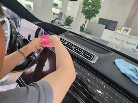부산 벤츠 S580 실내 PPF, 실내 가죽 코팅 시공