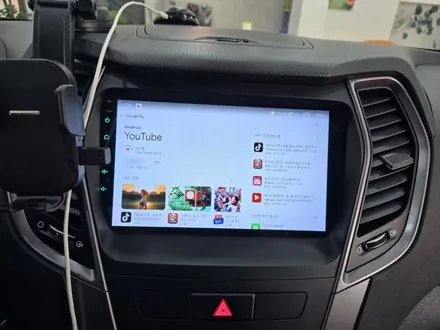 부산 센텀 싼타페 DM CDT 안드로이드 올인원과 후방카메라 설치